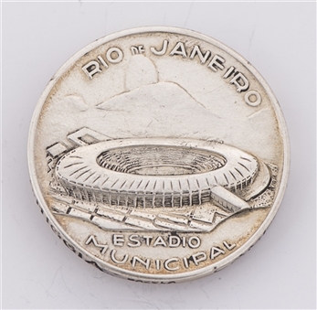 1950 World Cup Silver Medal Presented to Alcides Ghiggia